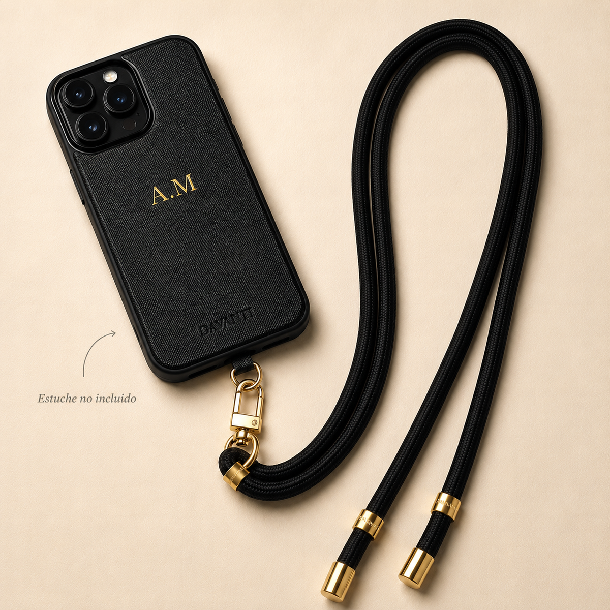 Lanyard DAVANTI negro
