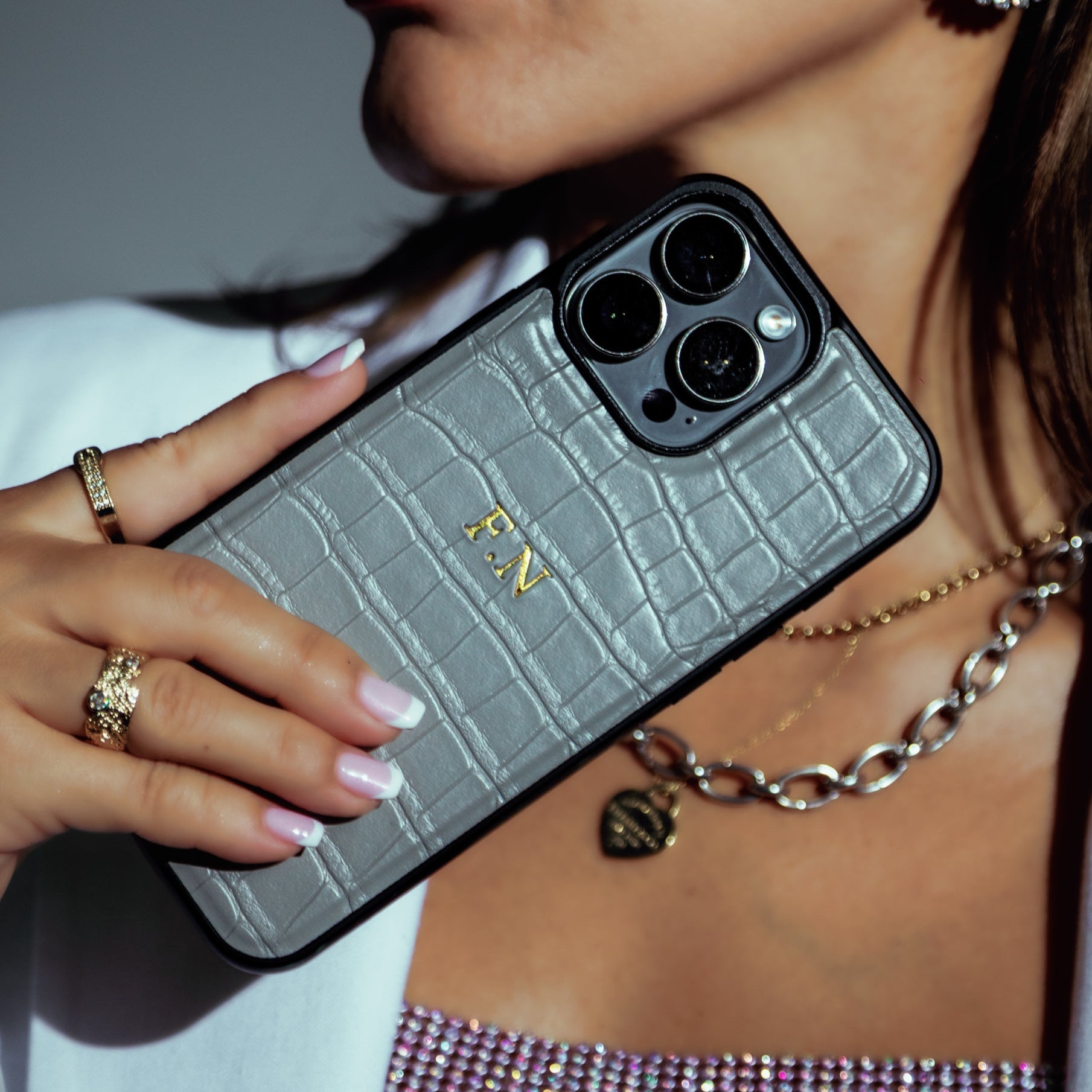 Estuche Cavalli Gris