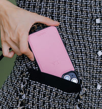 Estuche Saffiano Rosado