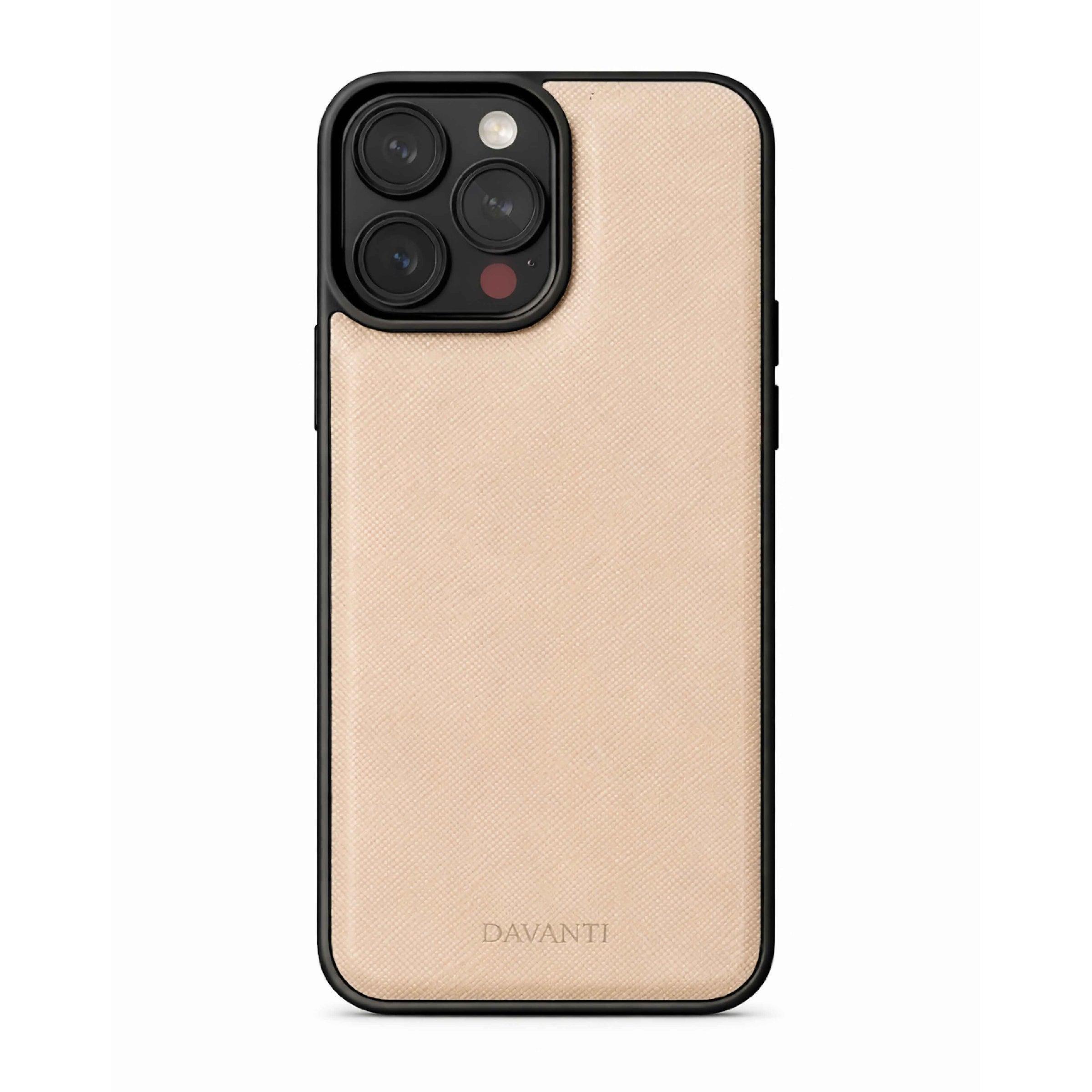 Estuche Saffiano Crema