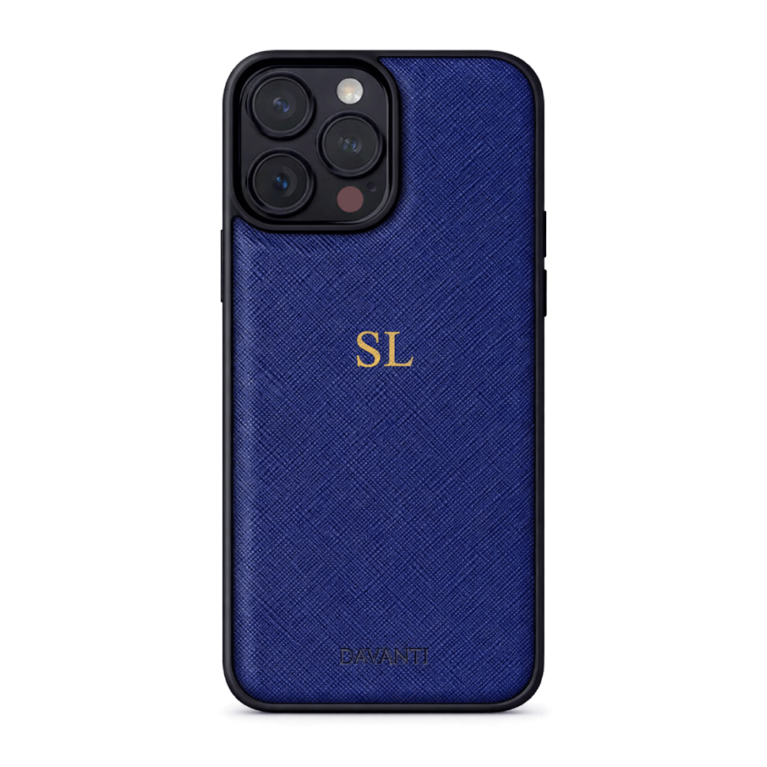 Estuche Saffiano Azul