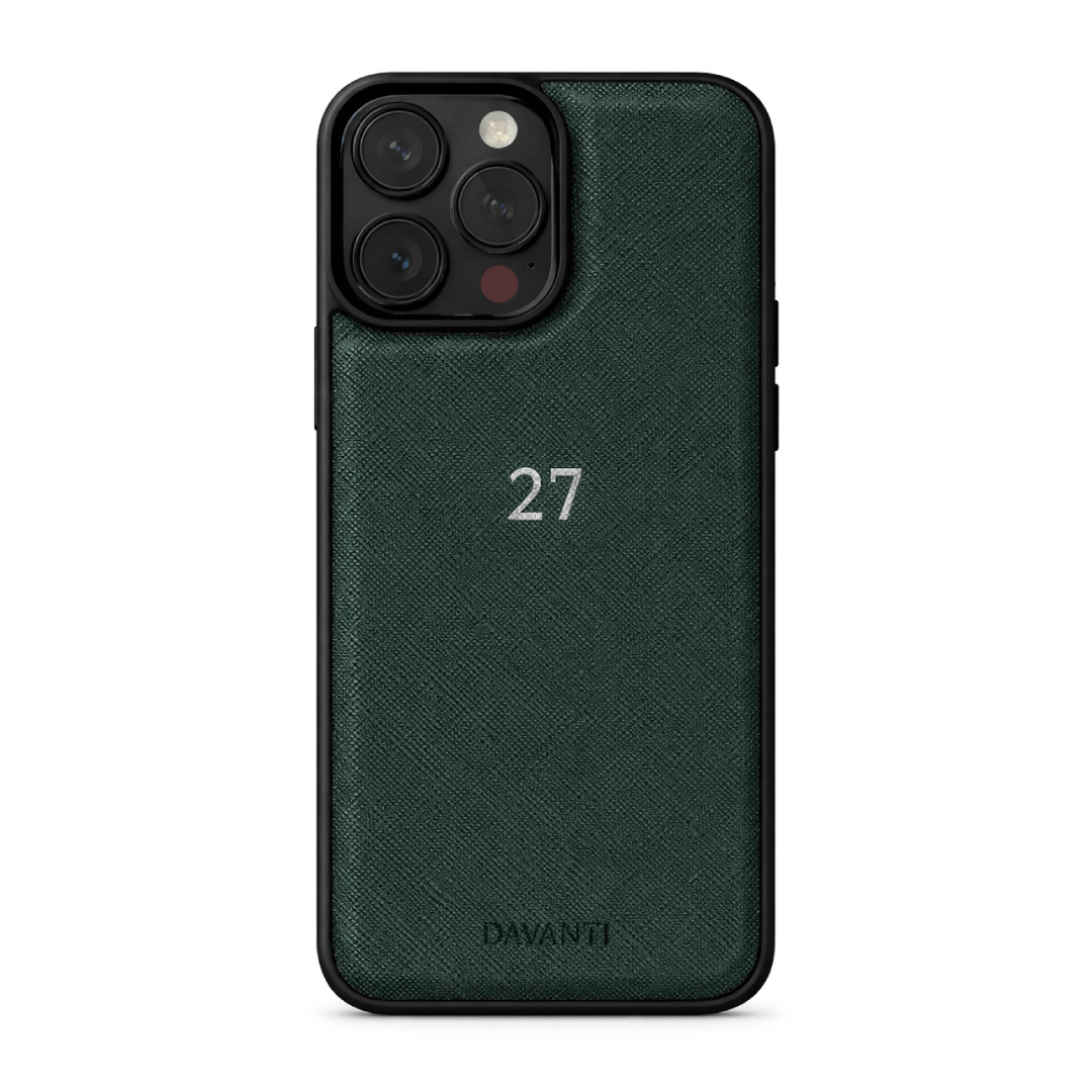 Estuche Saffiano Verde
